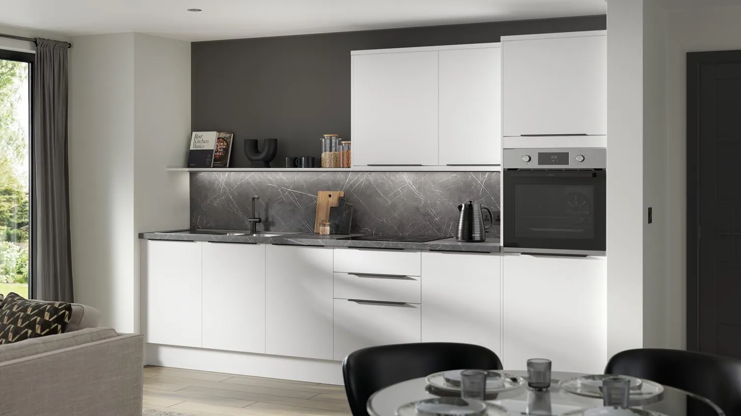 Builder's Choice Gloss White keuken